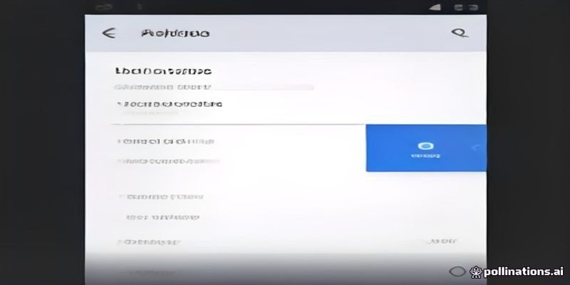 휴대폰 자동 업데이트 설정 화면